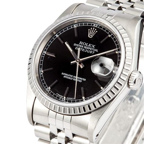 rolex 16220 black dial|Rolex datejust 16220 review.